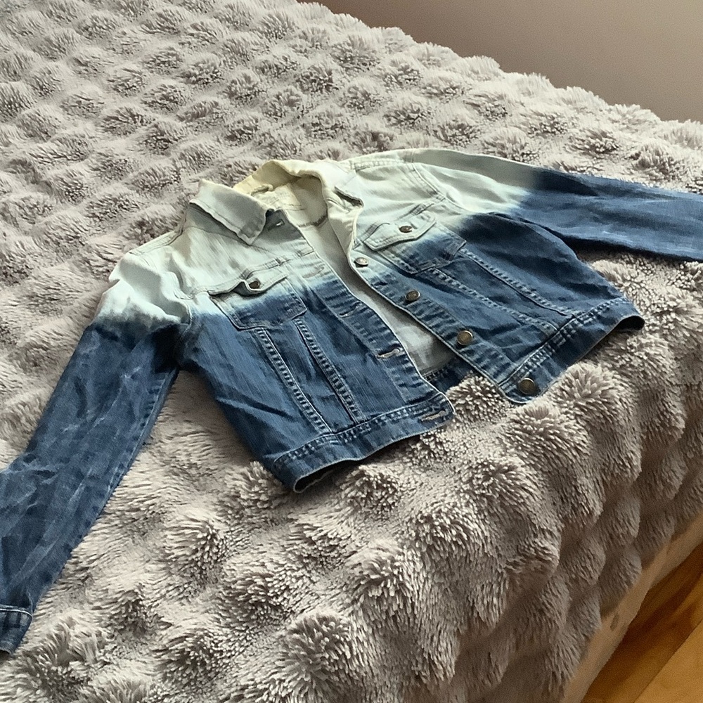 Ombre Blue Denim Jacket
